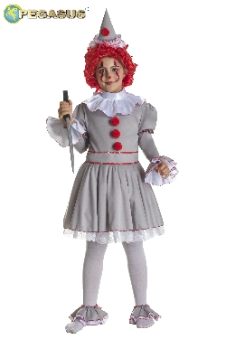 PAGLIACCETTA HORROR BAMBINA DI HALLOWEEN